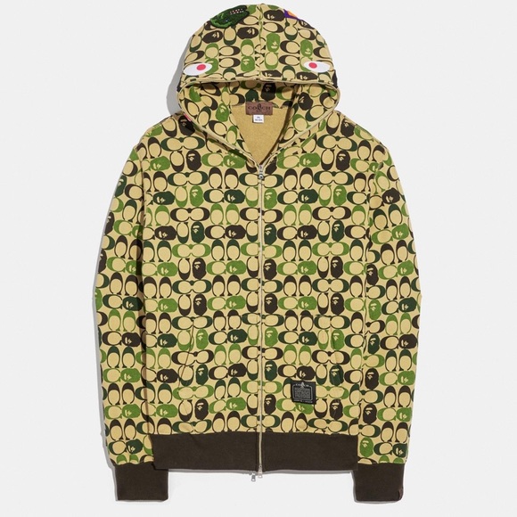 BAPE x Coach Shark Full Zip Hoodie - Picture 2 of 6